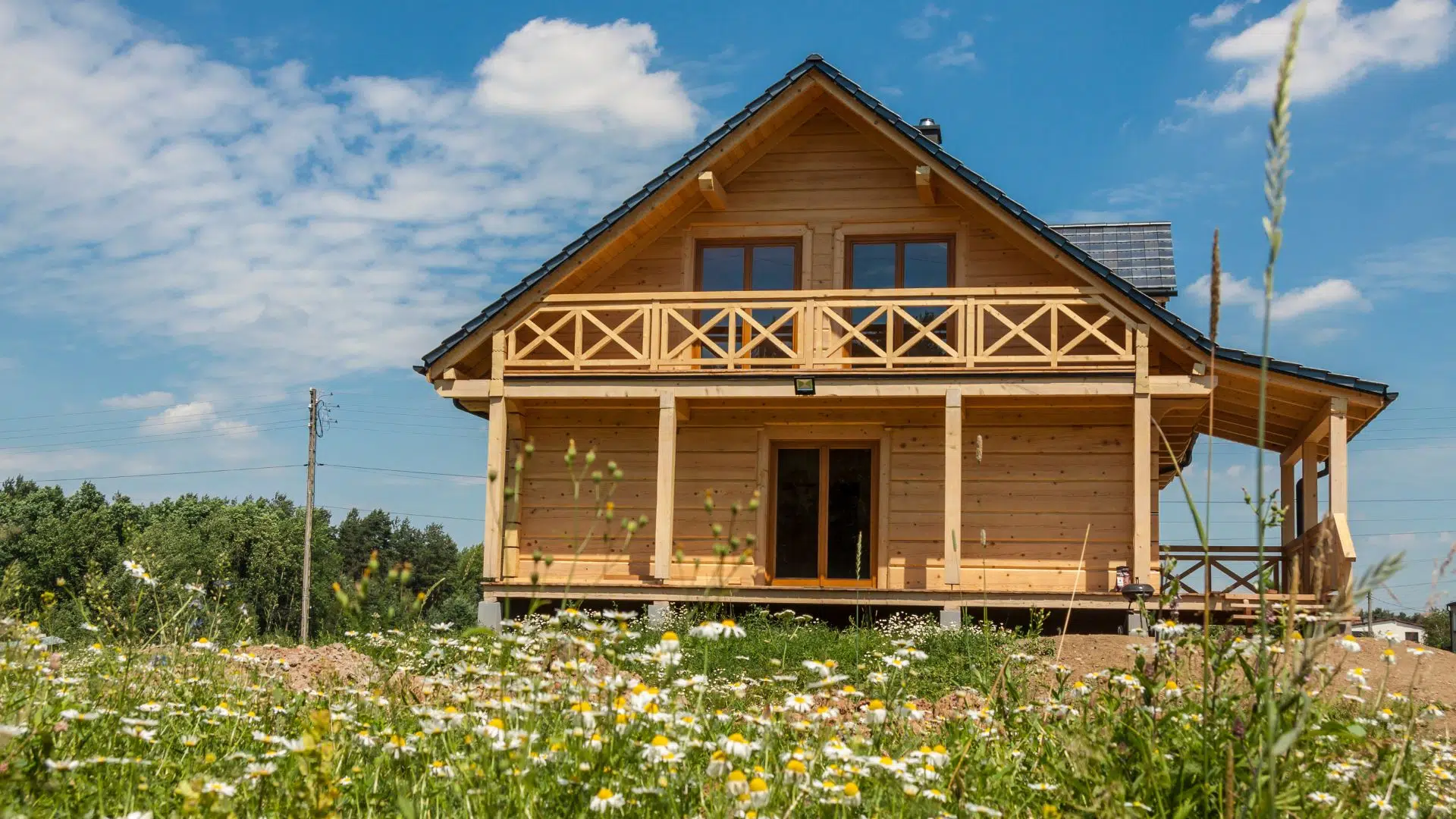 maison en bois autonome