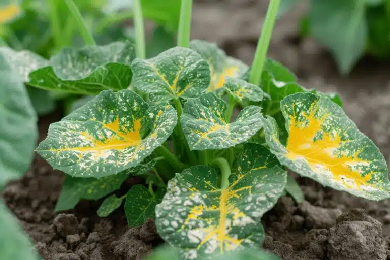 Traitement de l'oïdium sur les courgettes - Conseils jardinage