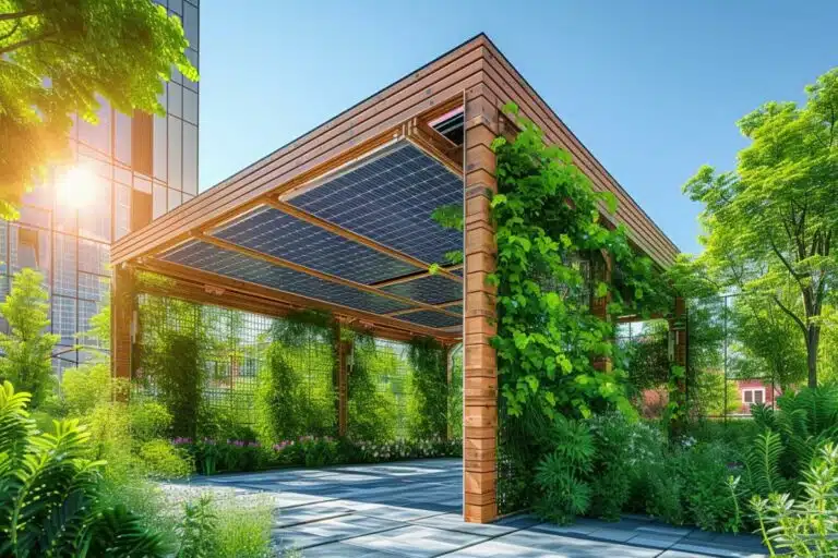 Carports solaires : l'importance du recyclage dans la construction