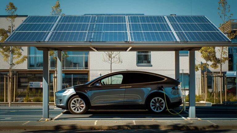 Carport solaire : rechargez votre voiture en toute simplicité