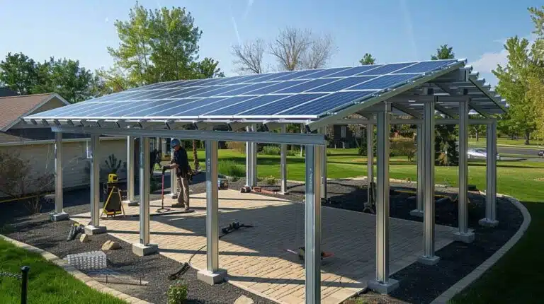 Comment installer votre propre kit de carport solaire