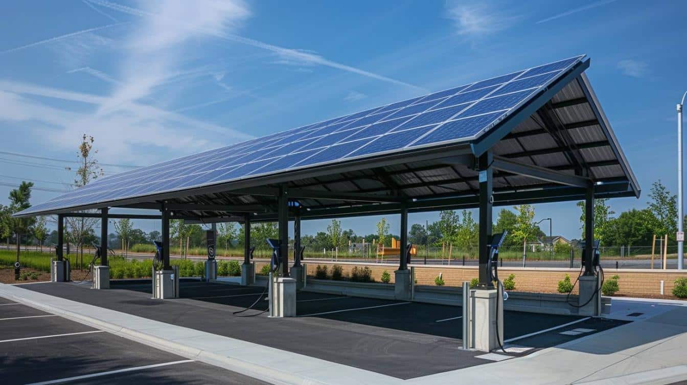 Confort thermique avec des carports solaires