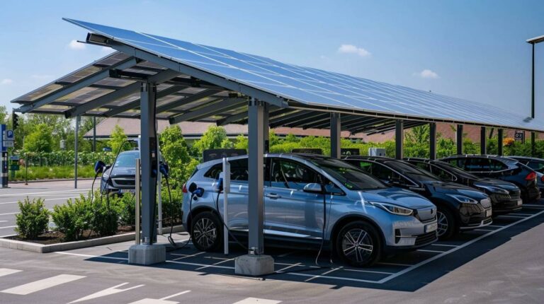 Le carport solaire pour véhicules électriques