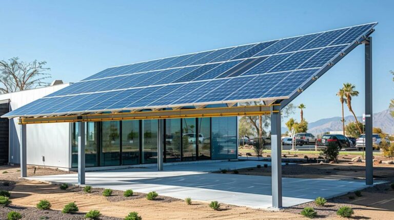 Les avantages du carport solaire avec panneaux photovoltaïques