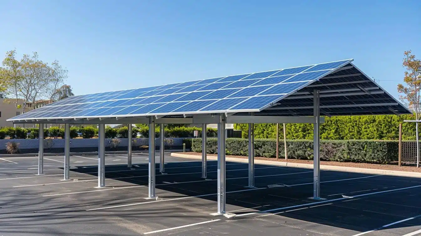 Les bienfaits écologiques des carports solaires