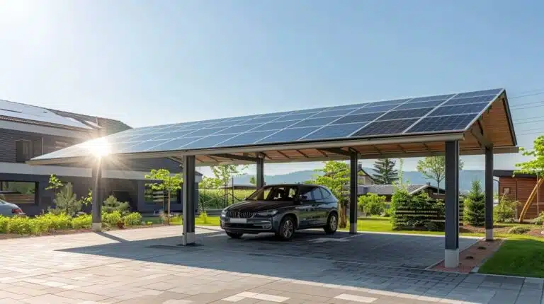 Optimisez votre espace avec un carport solaire polyvalent