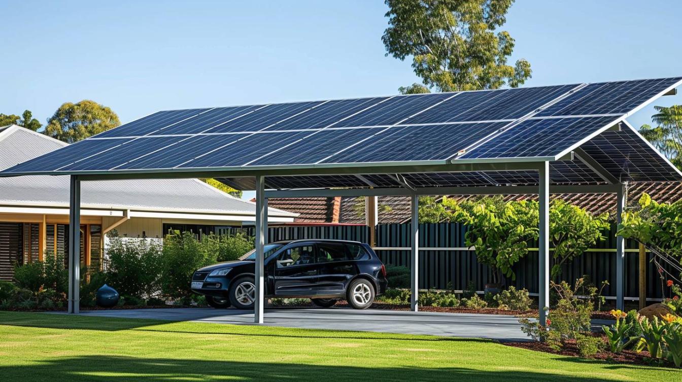 Optimisez votre espace extérieur avec un carport solaire en acier