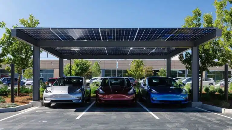 Optimisez votre parking avec un carport solaire pour 3 voitures