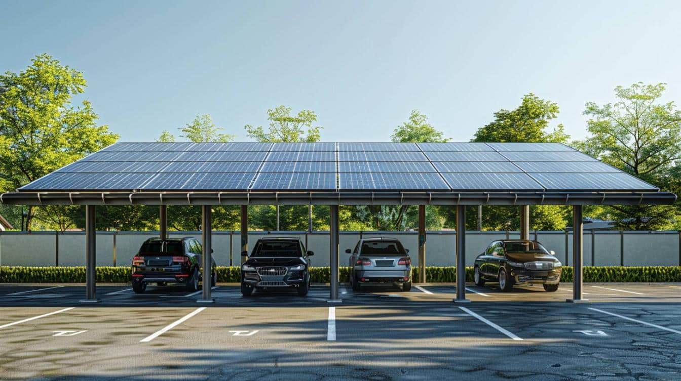 Carports solaires : une solution hybride pour une énergie renouvelable